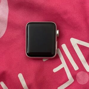 Apple Smartwatch with Black and Silver Design